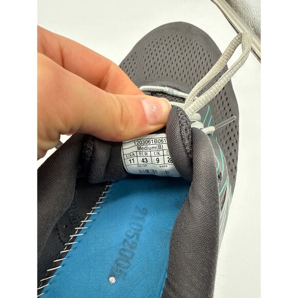Brooks Women's Addiction 14 Grey Teal Running Shoes Size 11 - Picture 8 of 9